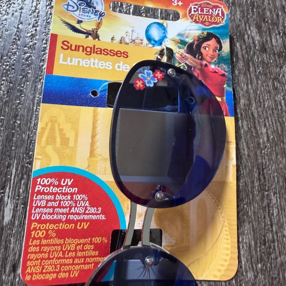 Disney Elena of Avalor Sunglasses Girls Kids Blue‎ Gold Princess UV Protection